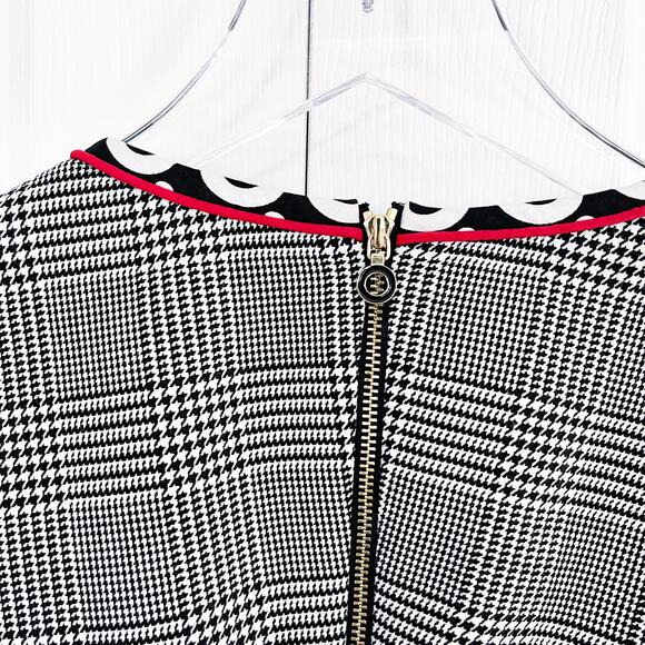Carlisle Houndstooth Wool Blend Sheath Dress - Picture 8 of 10